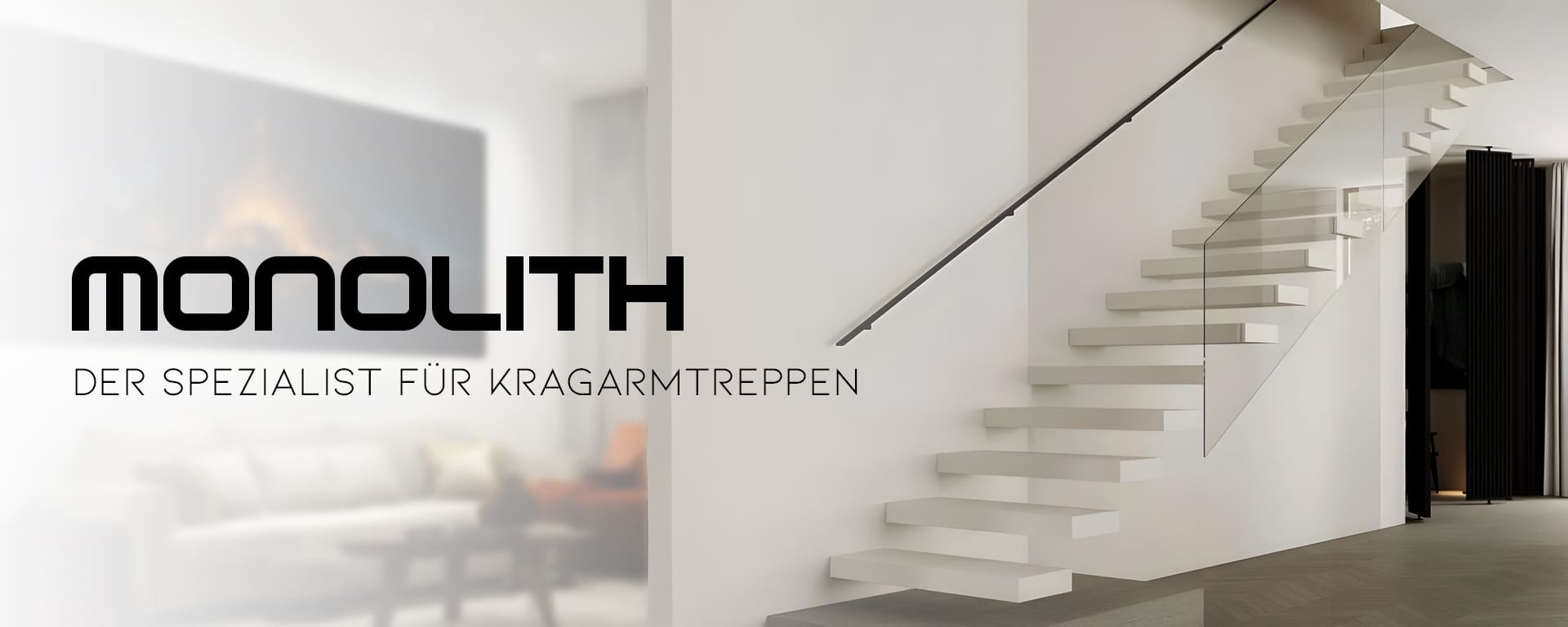 Banner Spezialist für Kragarmtreppen