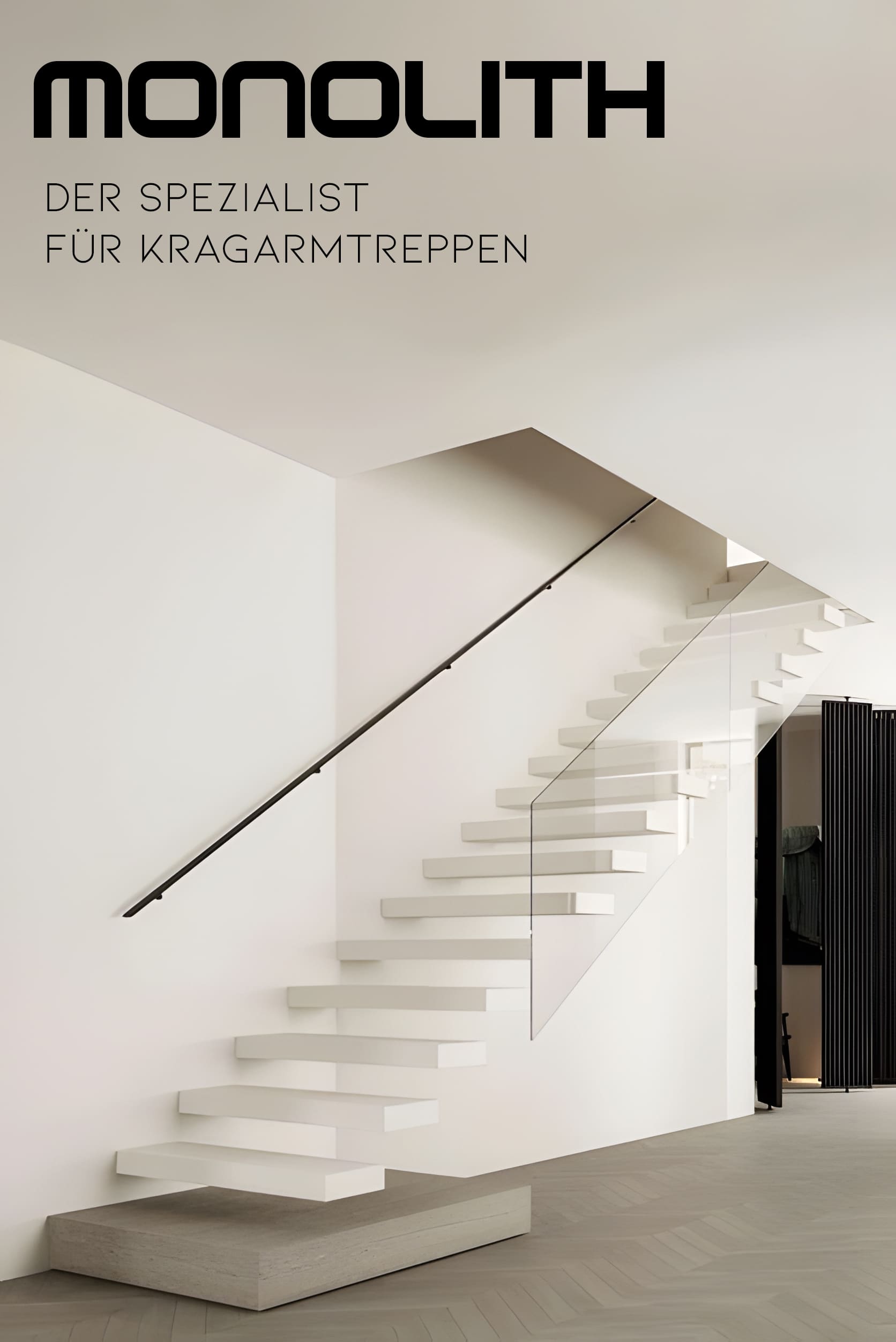 Banner Spezialist für Kragarmtreppen mobil